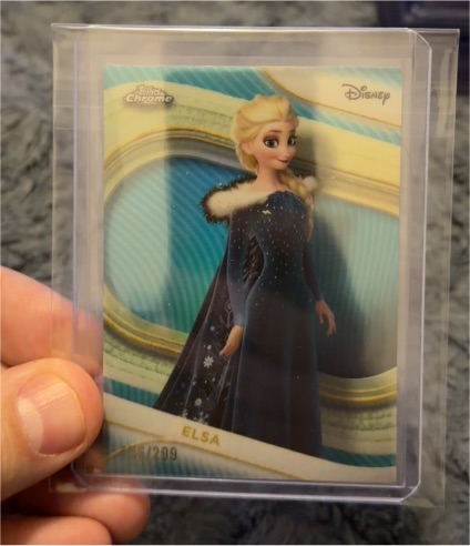 2025 Topps Chrome Disney #111 Elsa — front