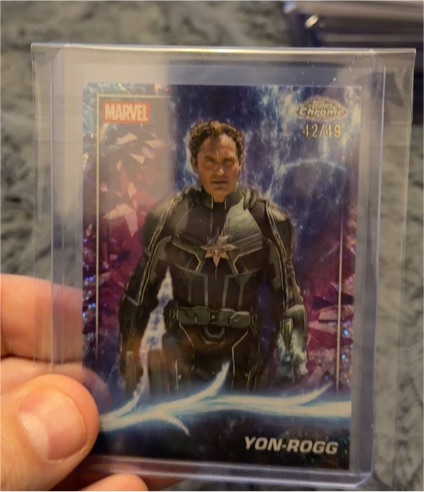 2025 Topps Chrome Marvel Studios #97 Yon-Rogg — front