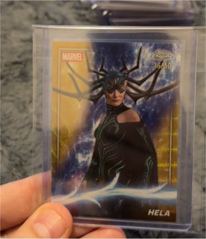 2025 Topps Chrome Marvel Studios #76 Hela — front