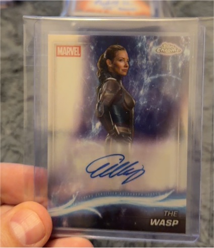 2025 Topps Marvel Chrome Studios #AA-EL Evangeline Lilly as The Wasp — front