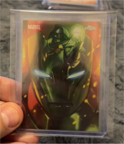 2025 Topps Chrome Marvel Studios Iron Man & Doctor Doom Reflections #R-5 — front