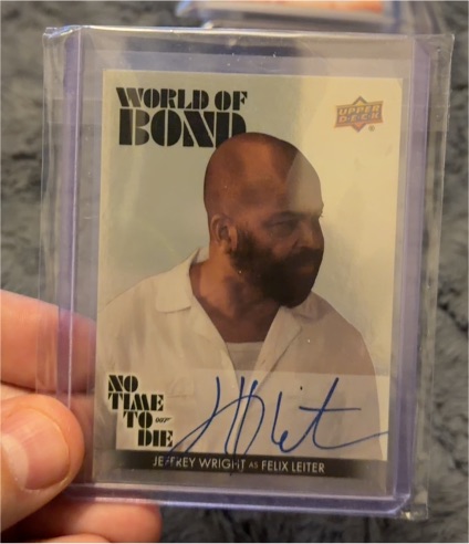 2025 Upper Deck James Bond No Time to Die #B23 Jeffrey Wright Felix Leiter — front