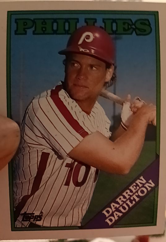 1988 Topps #468 Darren Daulton — front