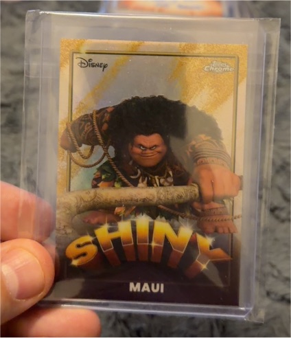 2025 Topps Chrome Disney #S-11 Maui Shiny — front