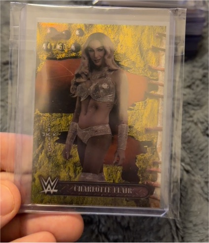 2025 Topps Chrome WWE x Cactus Jack #63 Charlotte Flair — front
