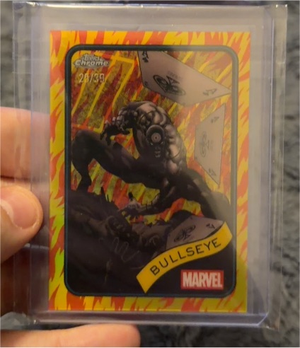 2025 Topps Chrome Marvel #30 Bullseye — front