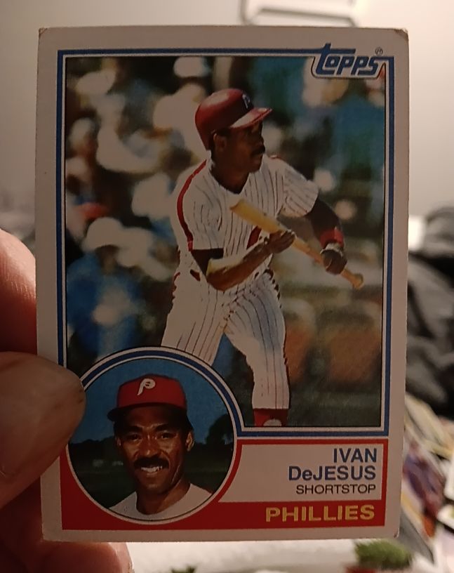 1983 Topps #587 Ivan DeJesus — front
