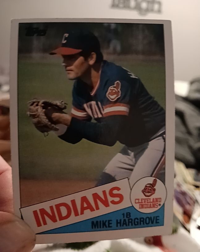1985 Topps #425 Mike Hargrove — front