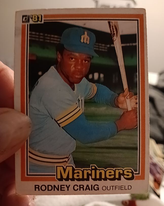 1981 Donruss #288 Rodney Craig — front