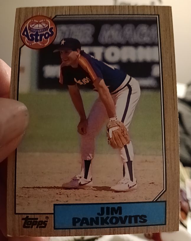 1987 Topps #249 Jim Pankovits — front