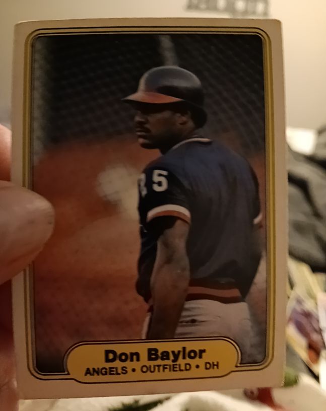1982 Fleer #451 Don Baylor — front
