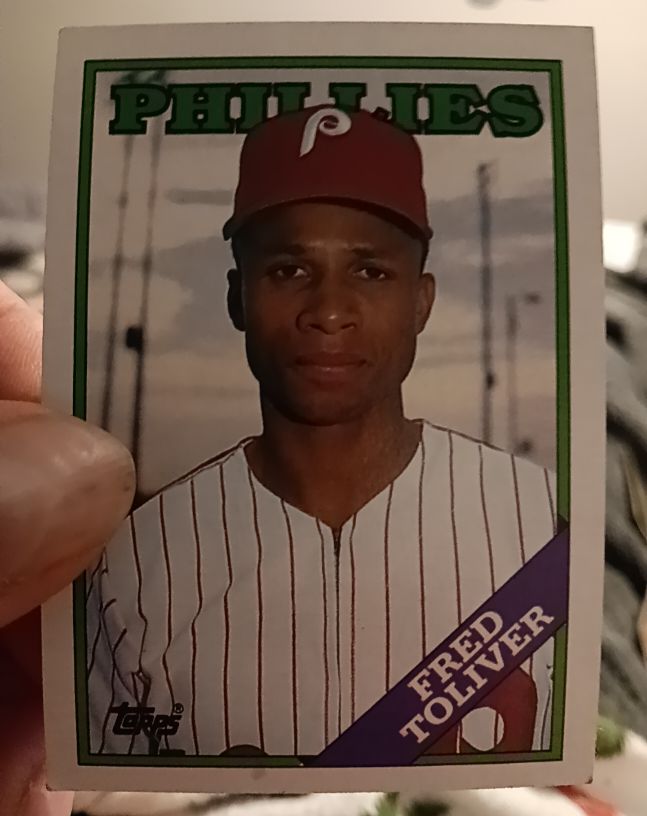 1988 Topps #203 Fred Toliver — front