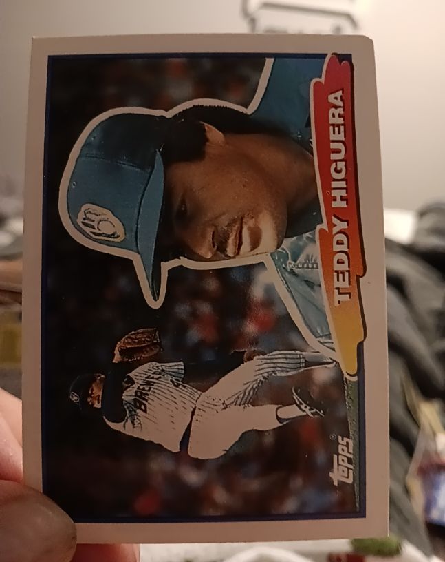 1988 Topps Big #87 Teddy Higuera — front
