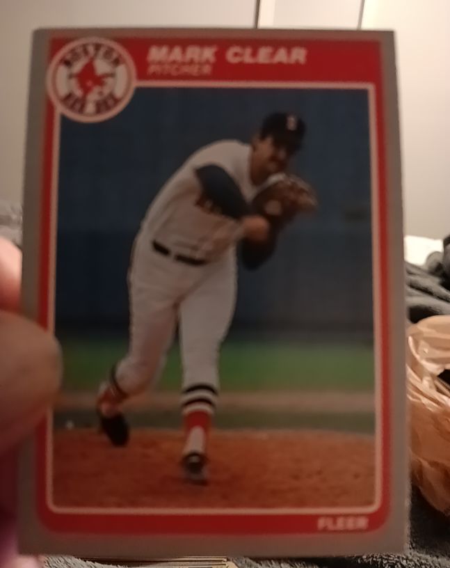 1985 Fleer #154 Mark Clear — front