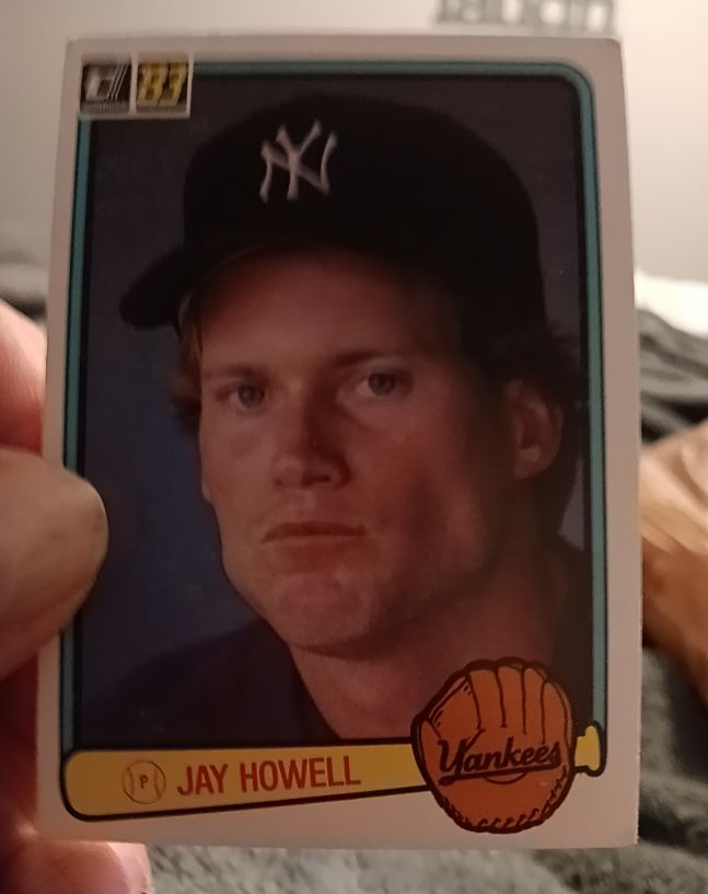 1983 Donruss #587 Jay Howell — front
