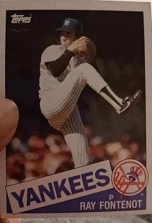 1985 Topps #507 Ray Fontenot — front