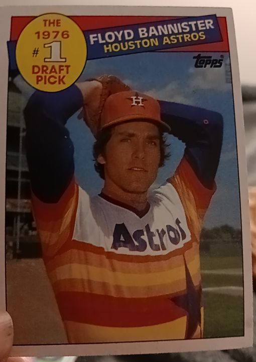 1985 Topps #274 Floyd Bannister #1 Draft Pick Houston Astros — front