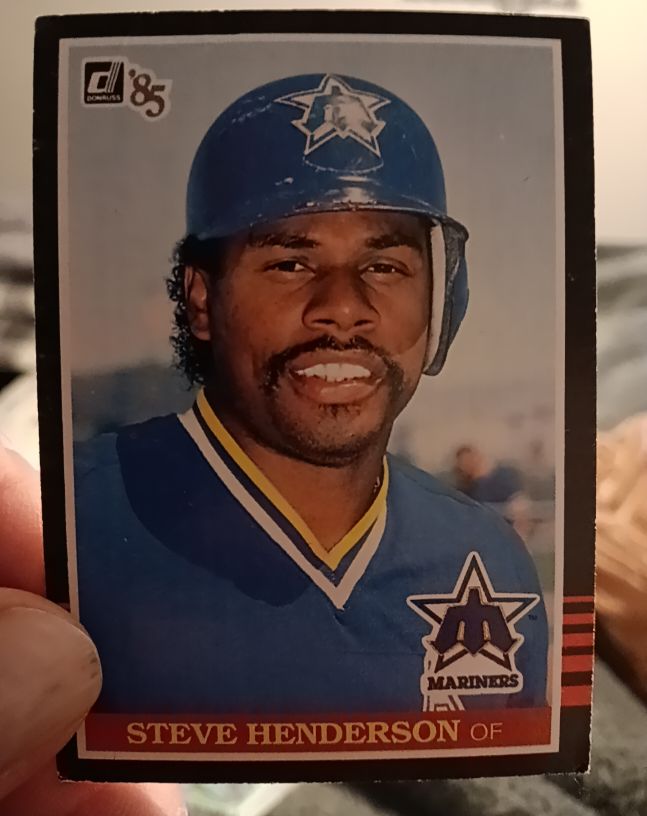 1985 Donruss #145 Steve Henderson — front