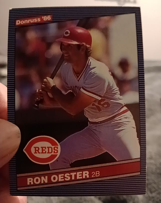 1986 Donruss #81 Ron Oester Cincinnati Reds — front