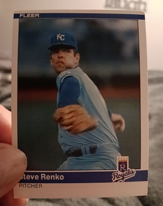 1984 Fleer #355 Steve Renko — front