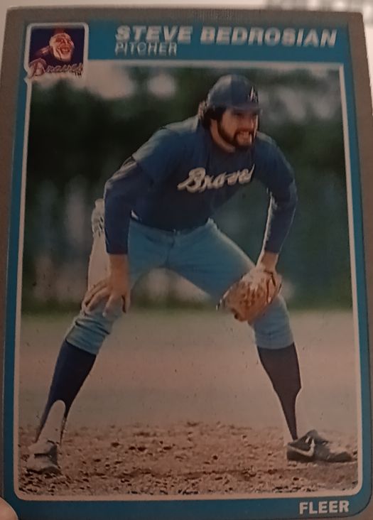 1985 Fleer #319 Steve Bedrosian — front
