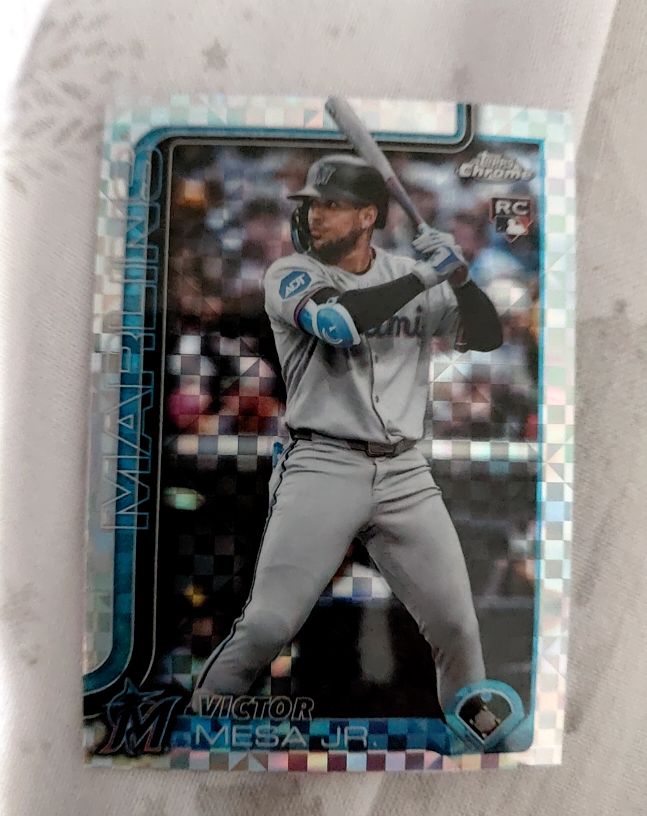2025 Topps Chrome Update #USC4 Victor Mesa Jr. — front