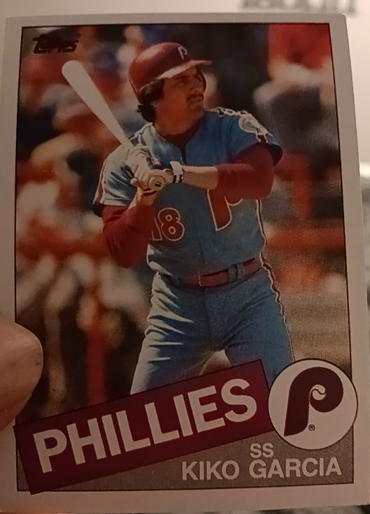 1985 Topps #763 Kiko Garcia — front