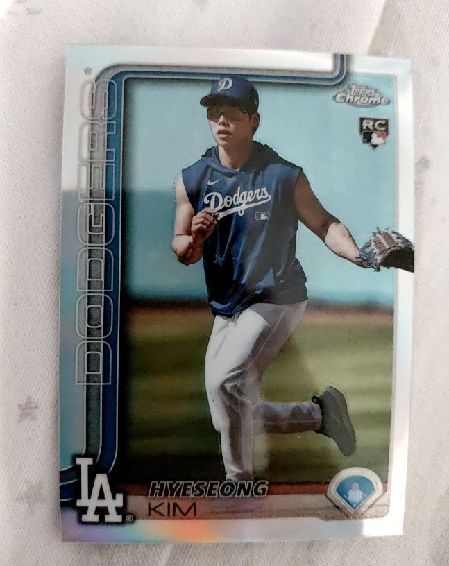 2025 Topps Chrome Update #USC312 Hyeseong Kim — front