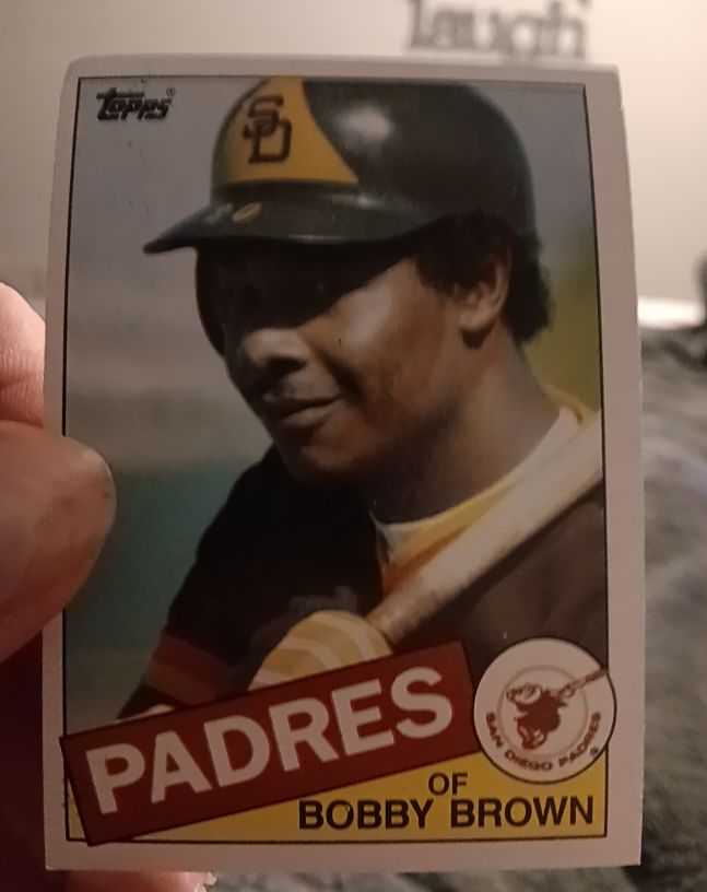 1985 Topps #583 Bobby Brown — front