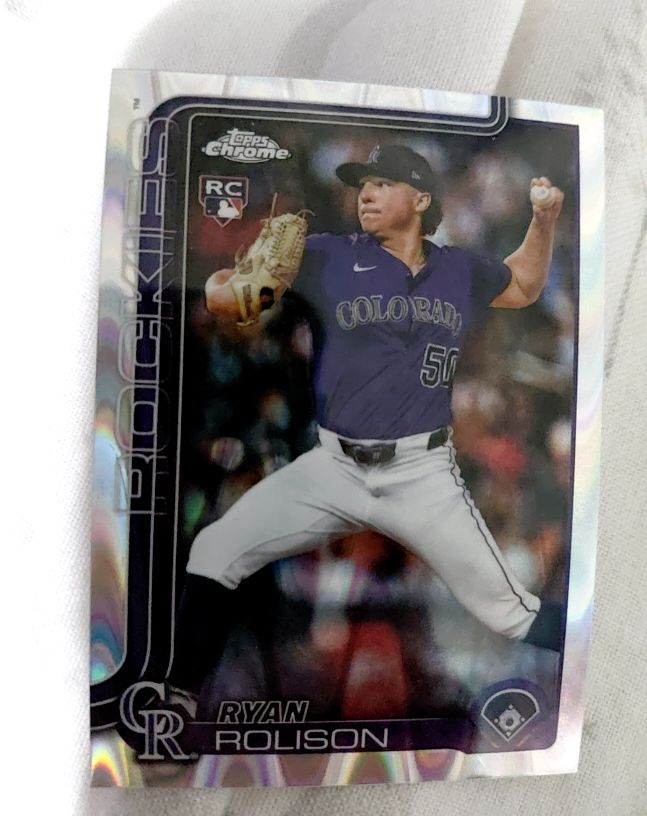 2025 Topps Chrome Update #USC123 Ryan Rolison RC — front