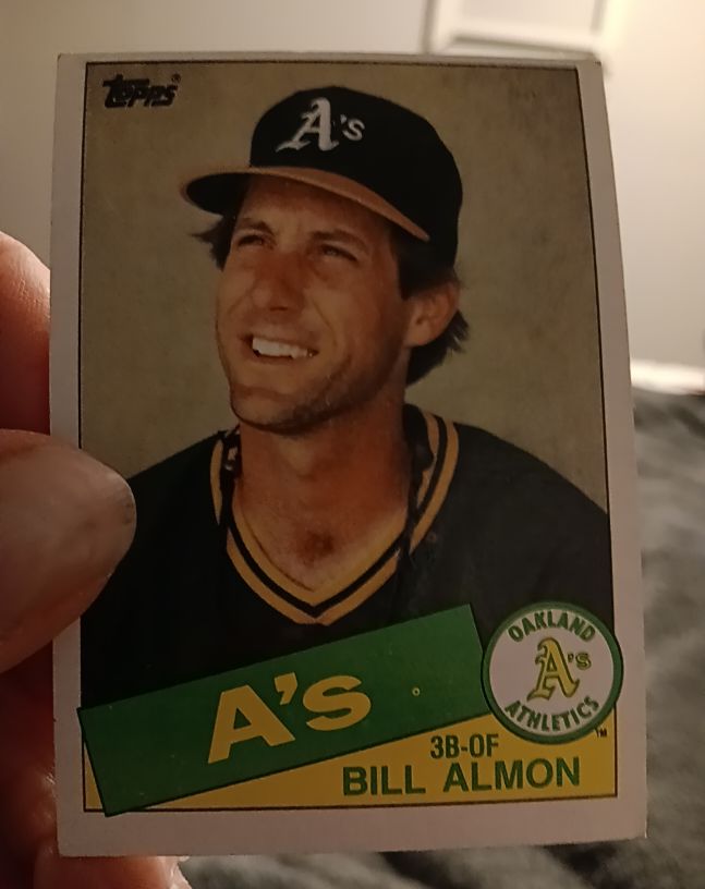 1985 Topps #607 Bill Almon — front