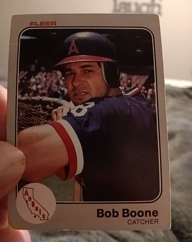 1983 Fleer #79 Bob Boone — front
