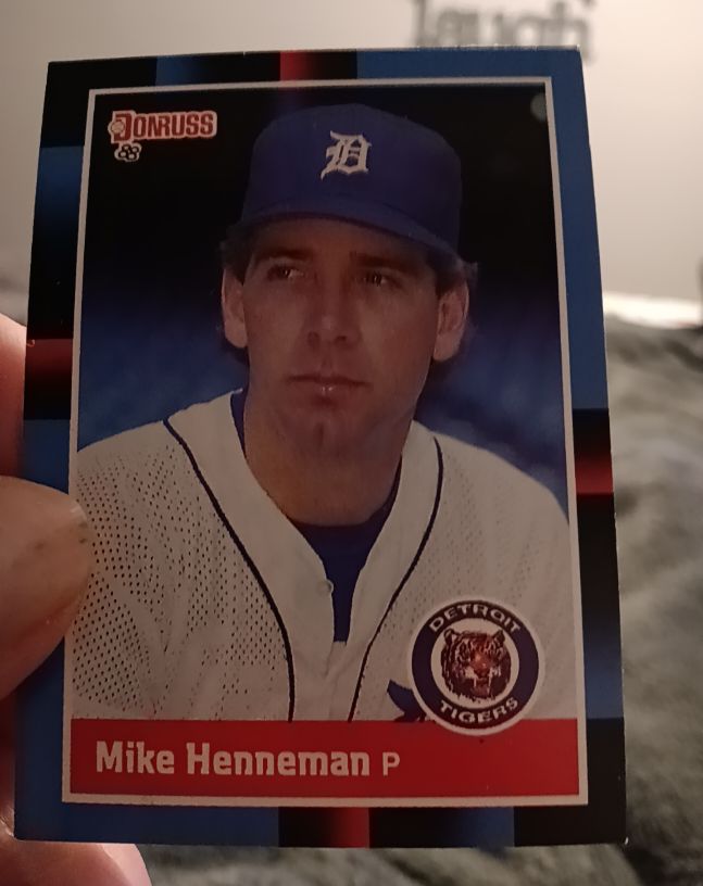 1988 Donruss #420 Mike Henneman — front