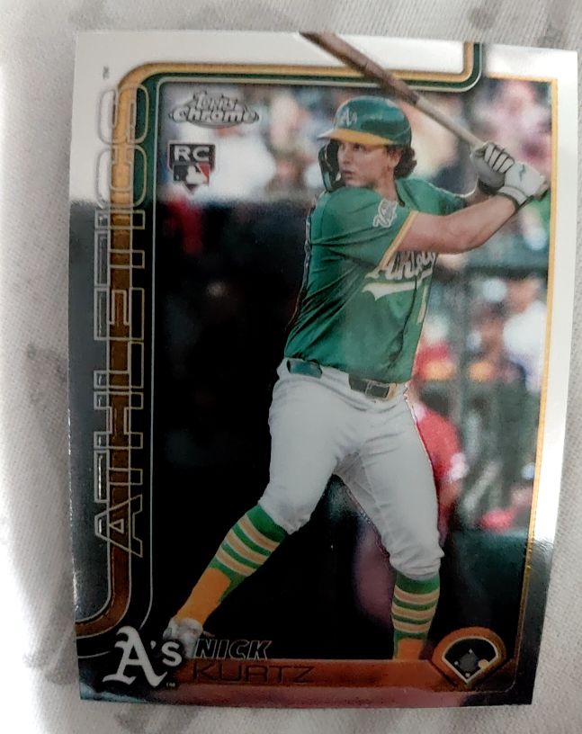 2025 Topps Chrome Update #USC178 Nick Kurtz — front