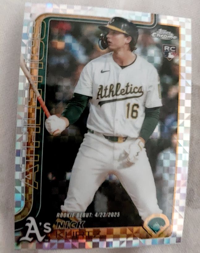 2025 Topps Chrome Update Series #USC180 Nick Kurtz — front