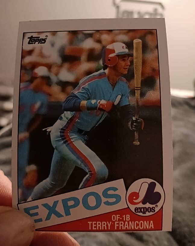 1985 Topps #578 Terry Francona — front