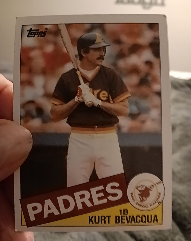 1985 Topps #478 Kurt Bevacqua — front
