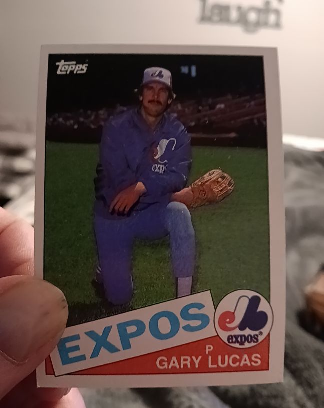 1985 Topps #297 Gary Lucas — front