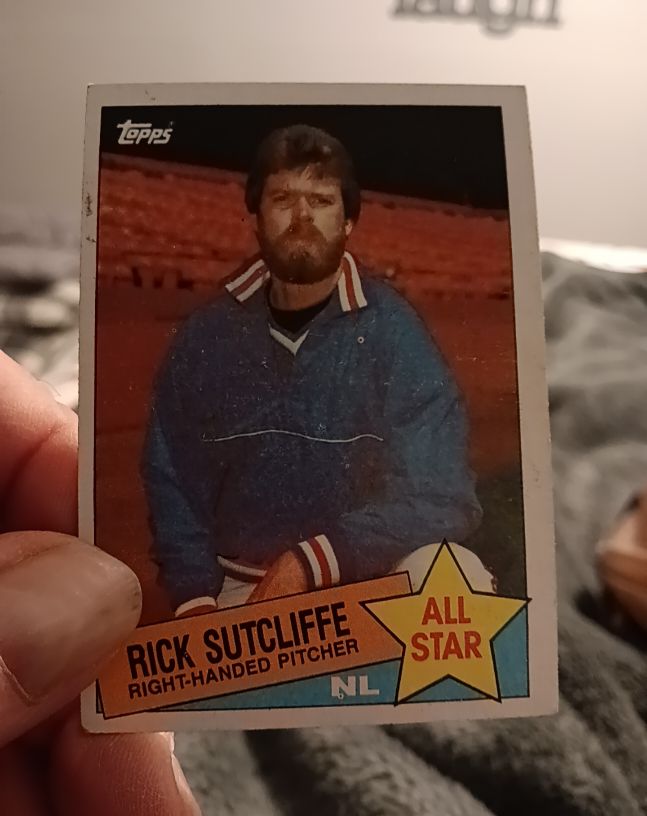 1985 Topps #720 Rick Sutcliffe — front