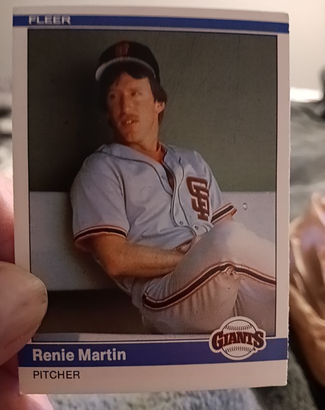 1984 Fleer #381 Renie Martin — front