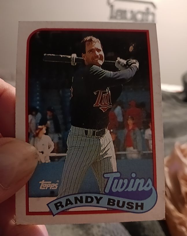 1989 Topps #577 Randy Bush — front