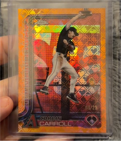 2025 Topps Chrome #268 Corbin Carroll Image Variation — front