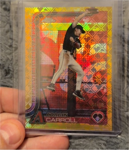2025 Topps Chrome #268 Corbin Carroll — front