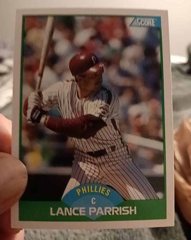 1989 Score #95 Lance Parrish — front