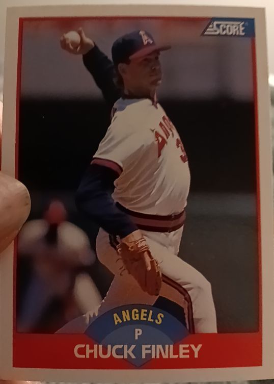 1989 Score #503 Chuck Finley — front