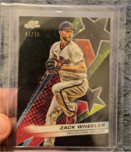 2024 Topps Cosmic Chrome Black Eclipse #X Zack Wheeler — front