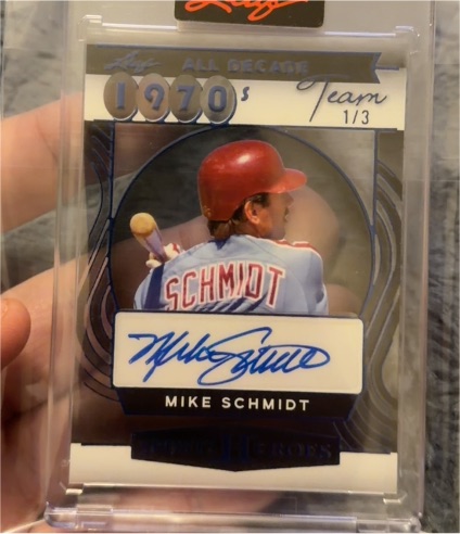 2025 Leaf Sports Heroes 1970's All Decade Team #D70-MS1 Mike Schmidt — front