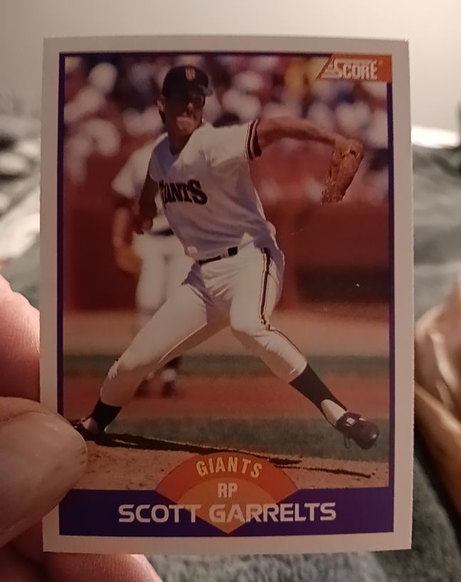 1989 Score #258 Scott Garrelts — front