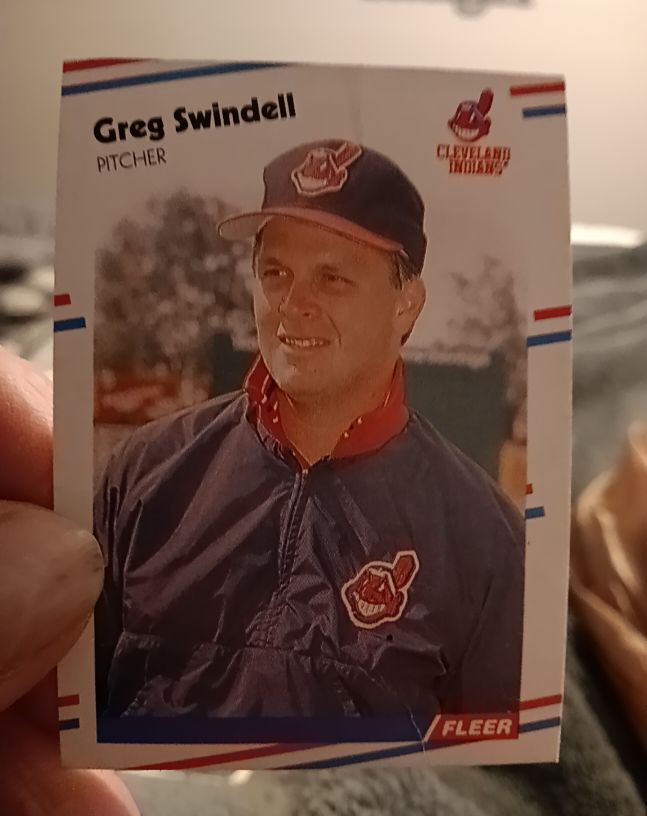 1988 Fleer #617 Greg Swindell — front