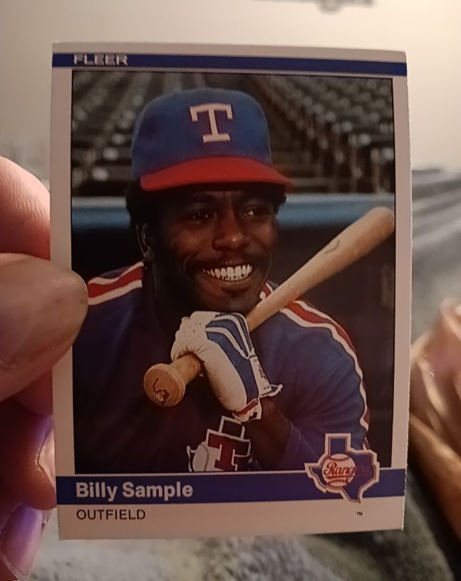 1984 Fleer #426 Billy Sample — front